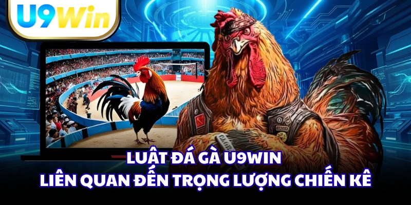 Luật đá gà U9WIN liên quan đến trọng lượng chiến kê